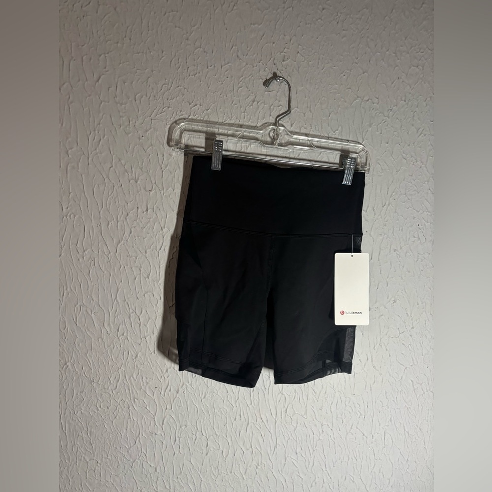 lululemon athletica Black High-Rise Workout Shorts